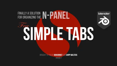 Simple Tabs - Blender addons