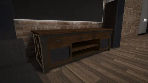 Simple TV Stand - Blender 3d models