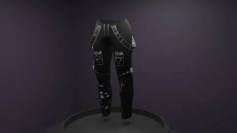 Simplistic Techwear Pants - Blender 3d models