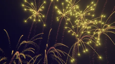 Simulation Nodes: Fireworks - Blender geometry nodes