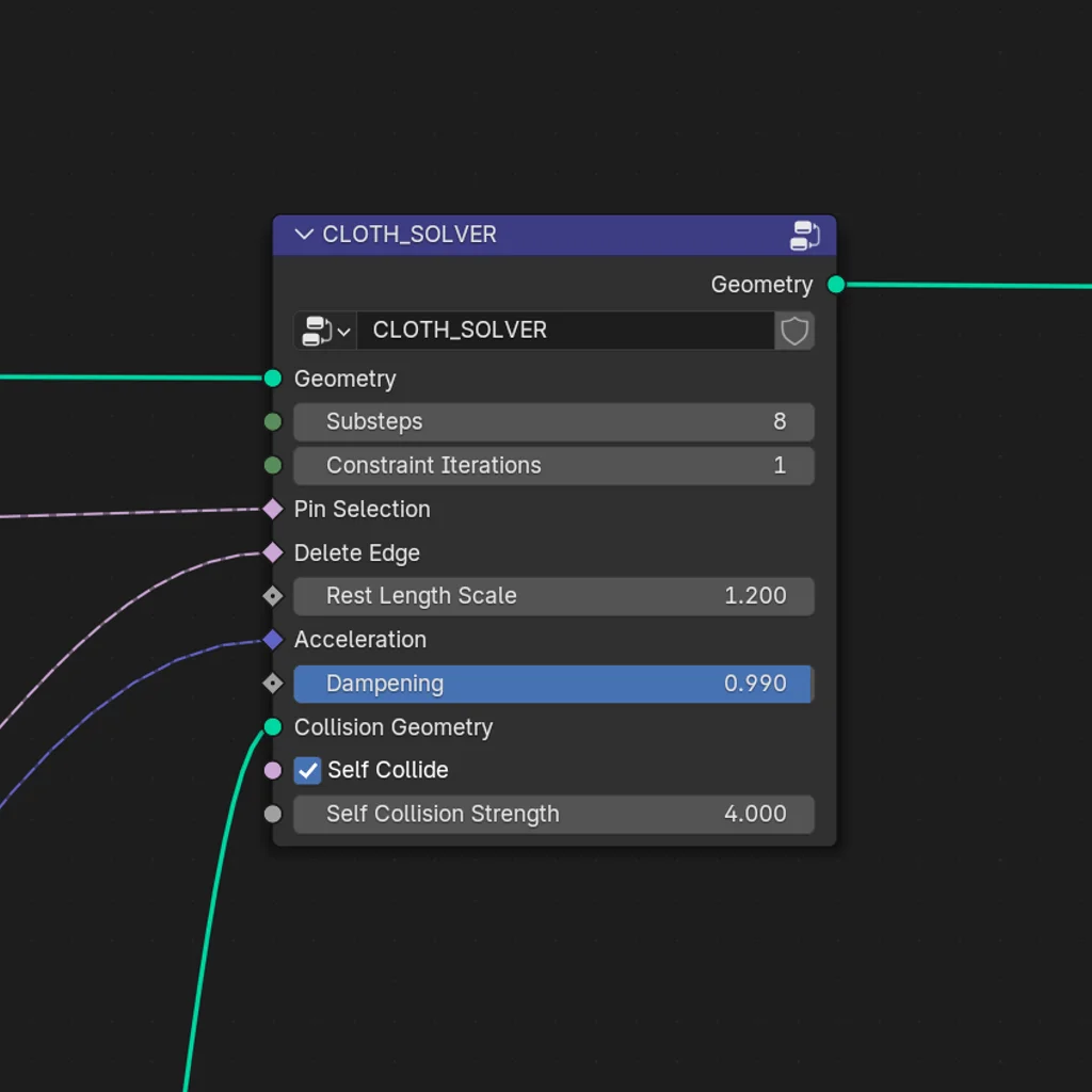 Generalised Cloth Solver screenshot 2