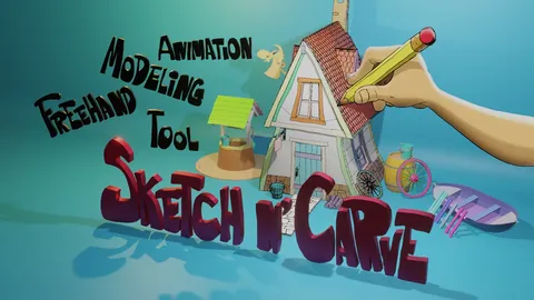 Sketch N' Carve - Blender addons