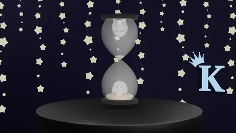 Skull Hourglass - Blender 3d models