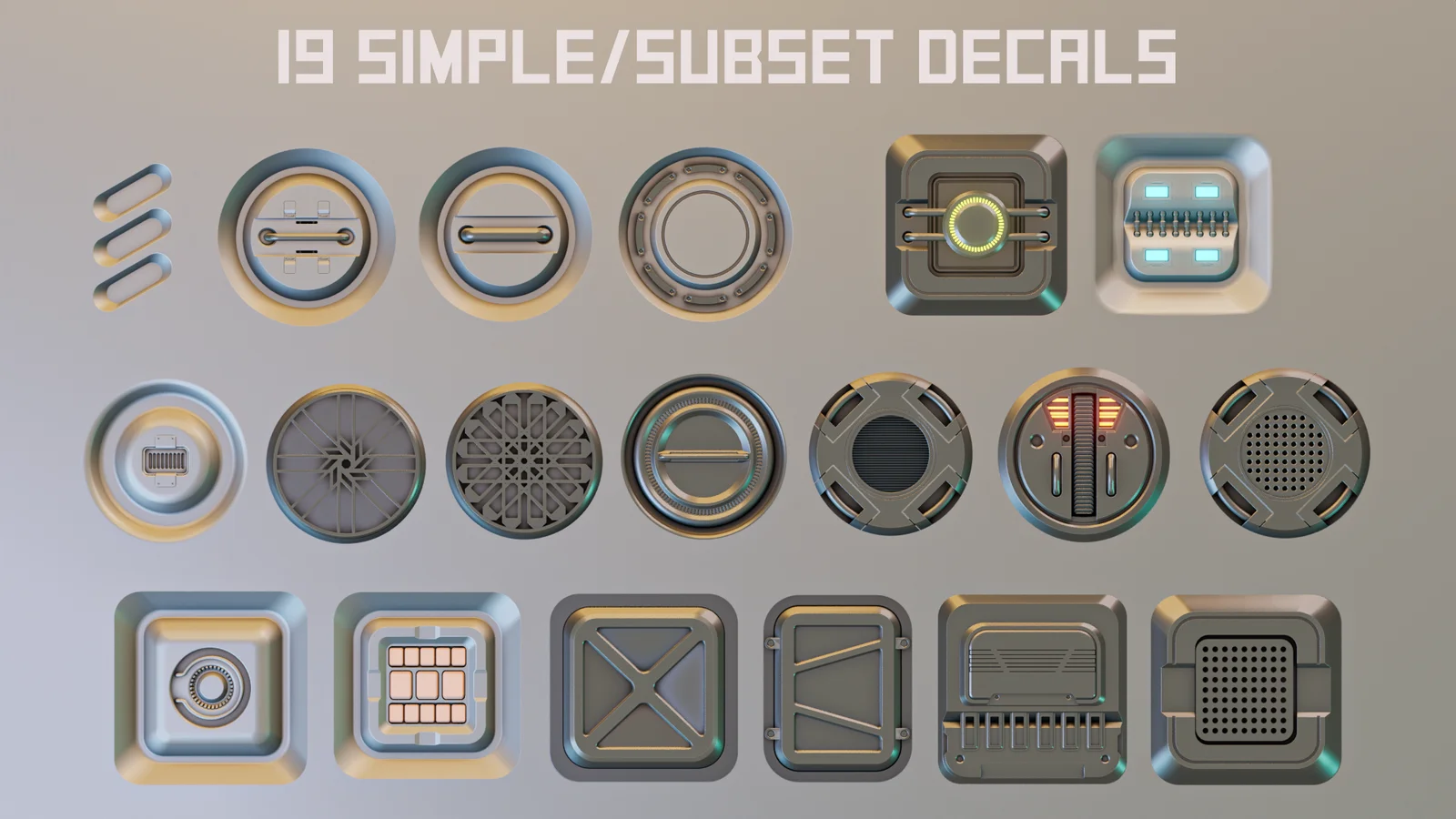 Sleek Sci-Fi Decal Pack screenshot 2