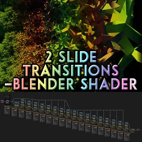 Slide Transitions - Blender shaders