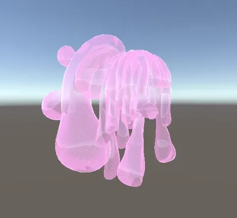 Slime Hair - Blender 3d models