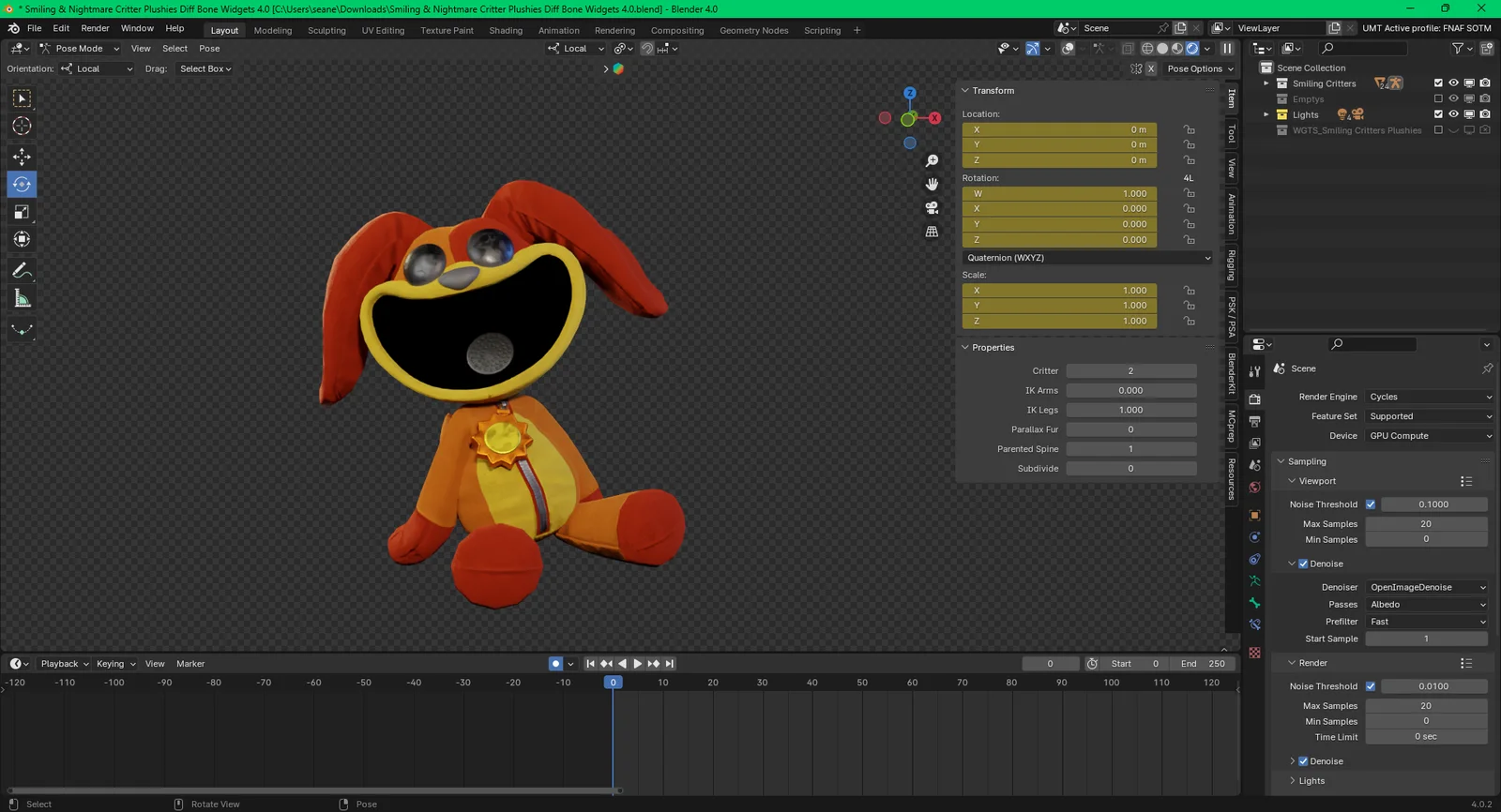 Smiling and Nightmare Critter Plushies screenshot 2