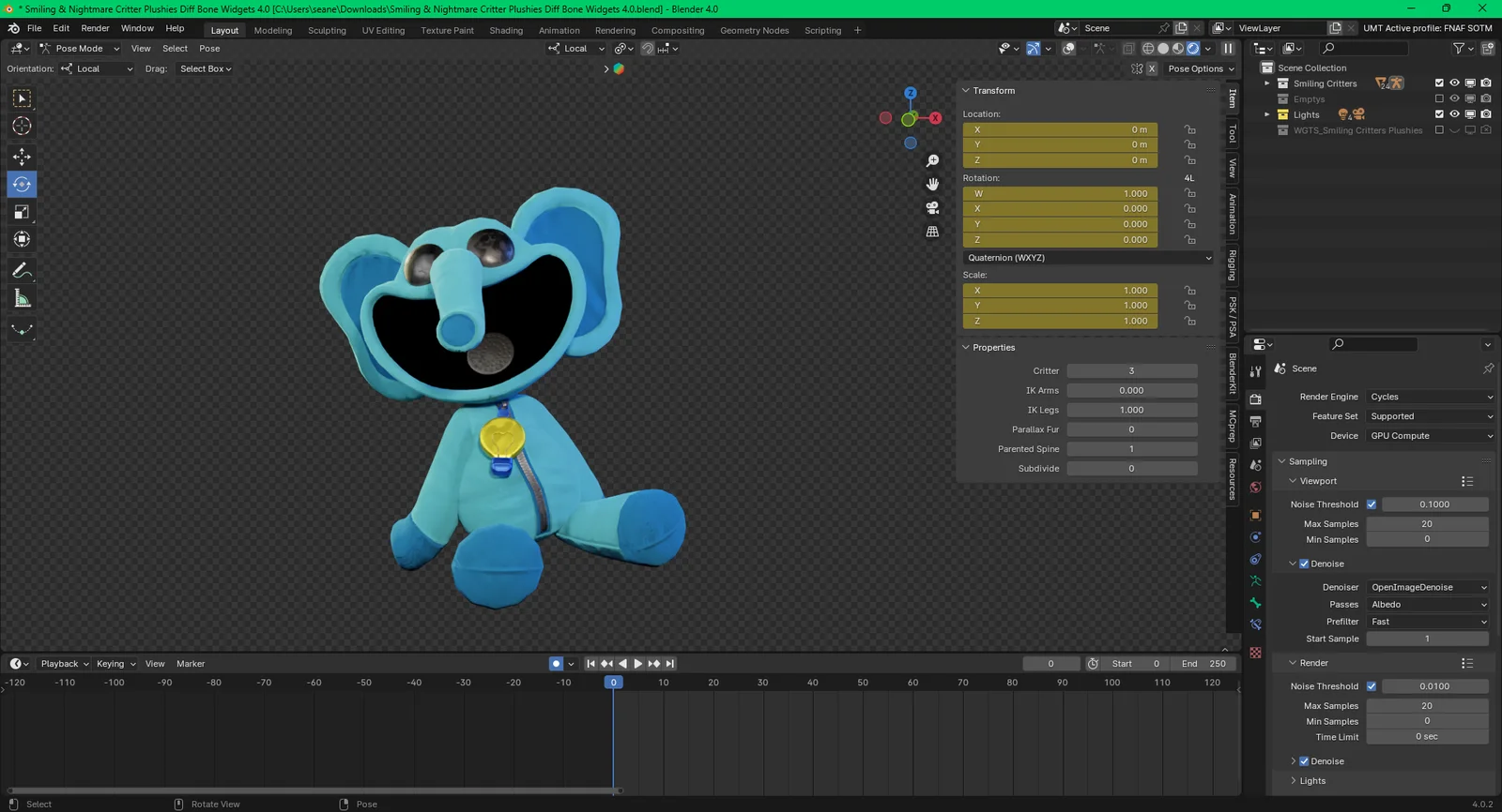 Smiling and Nightmare Critter Plushies screenshot 3