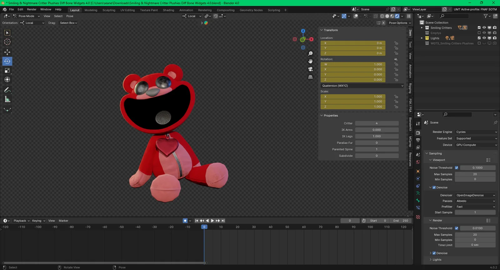 Smiling and Nightmare Critter Plushies screenshot 4