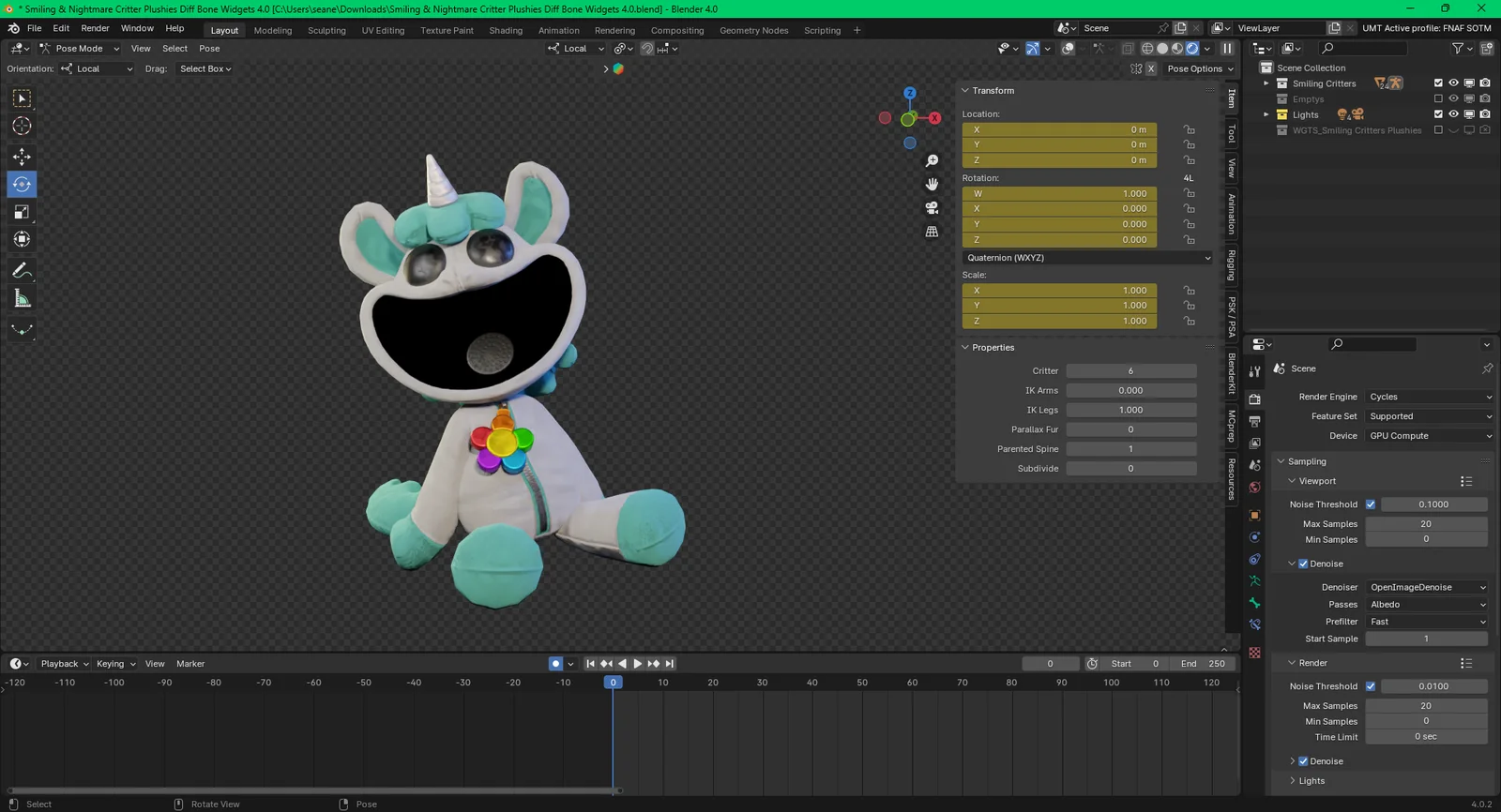 Smiling and Nightmare Critter Plushies screenshot 6