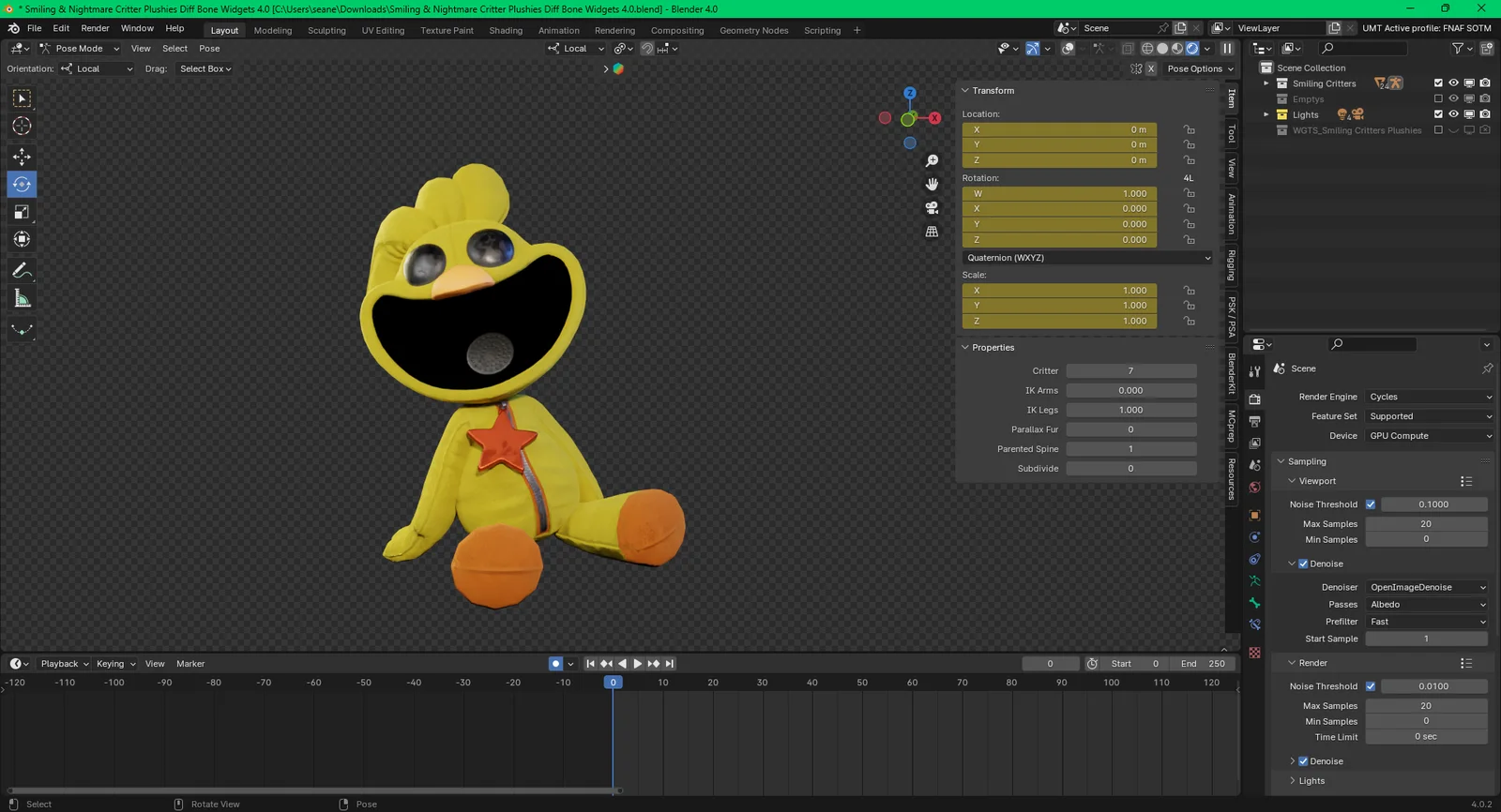 Smiling and Nightmare Critter Plushies screenshot 7