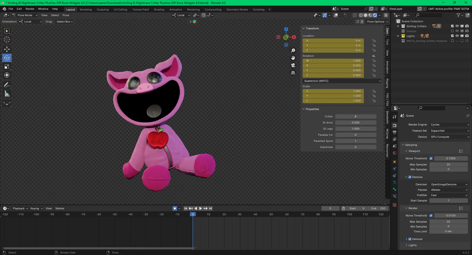 Smiling and Nightmare Critter Plushies screenshot 8