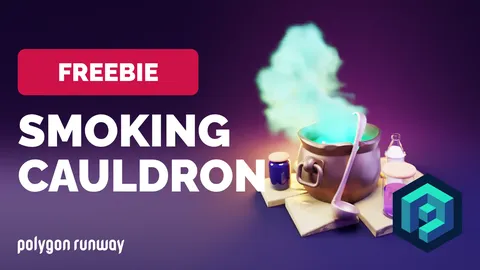 Smoking Cauldron - Blender scenes