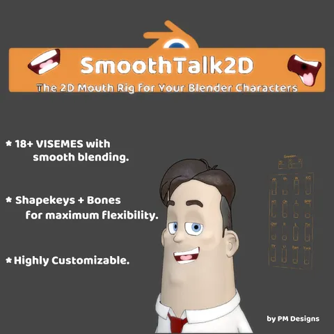 SmoothTalk 2D - Blender 3d models