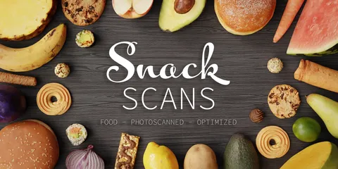 Snack Scans - Blender 3d models