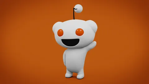 Snoo Rigged Model - Blender 3d models