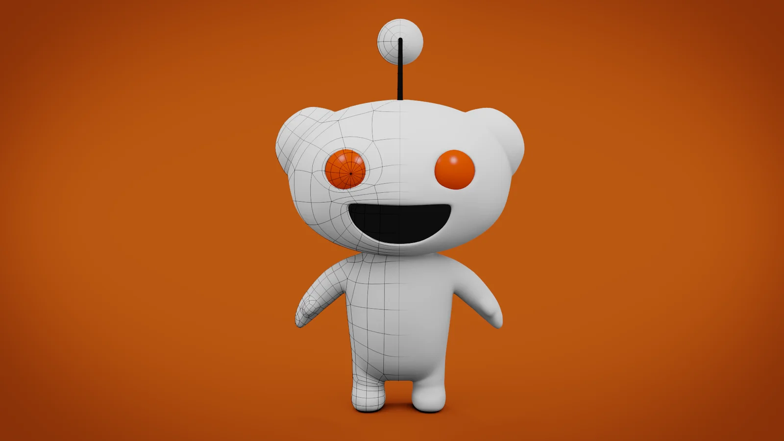 Snoo Rigged Model screenshot 2