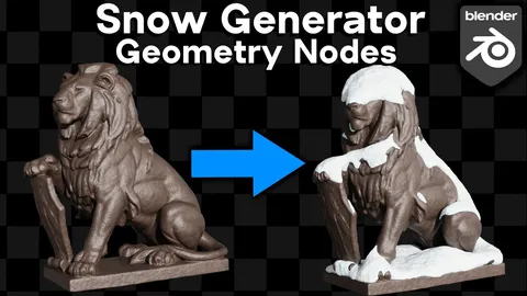 Snow Generator - Blender geometry nodes