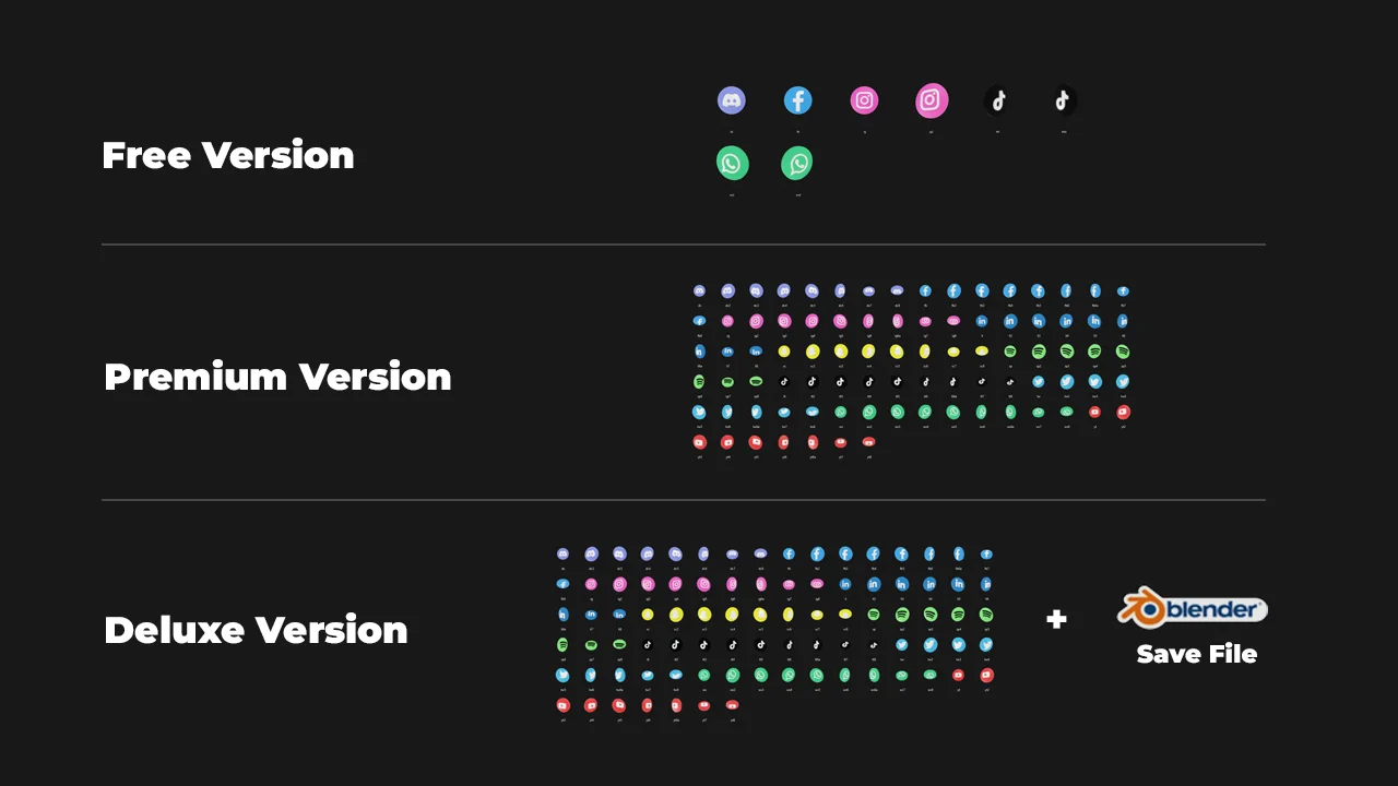 Social Media 3D Icon Pack screenshot 4