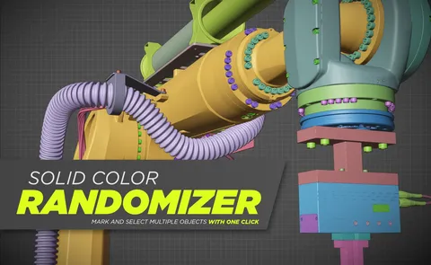 Solid Color Randomizer - Blender addons