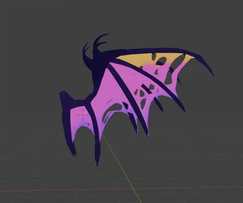 Solver Wings - Blender 3d models