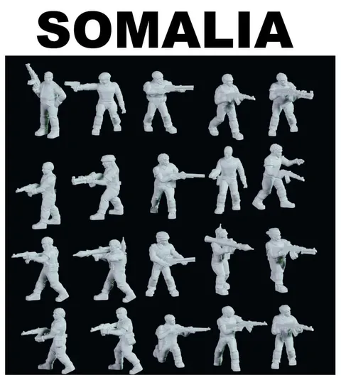 Somalia Insurgents - Blender 3d models