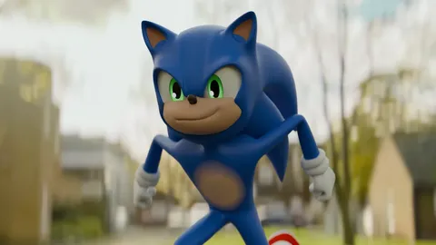 Sonic 3D Unrigged - Blender 3d models