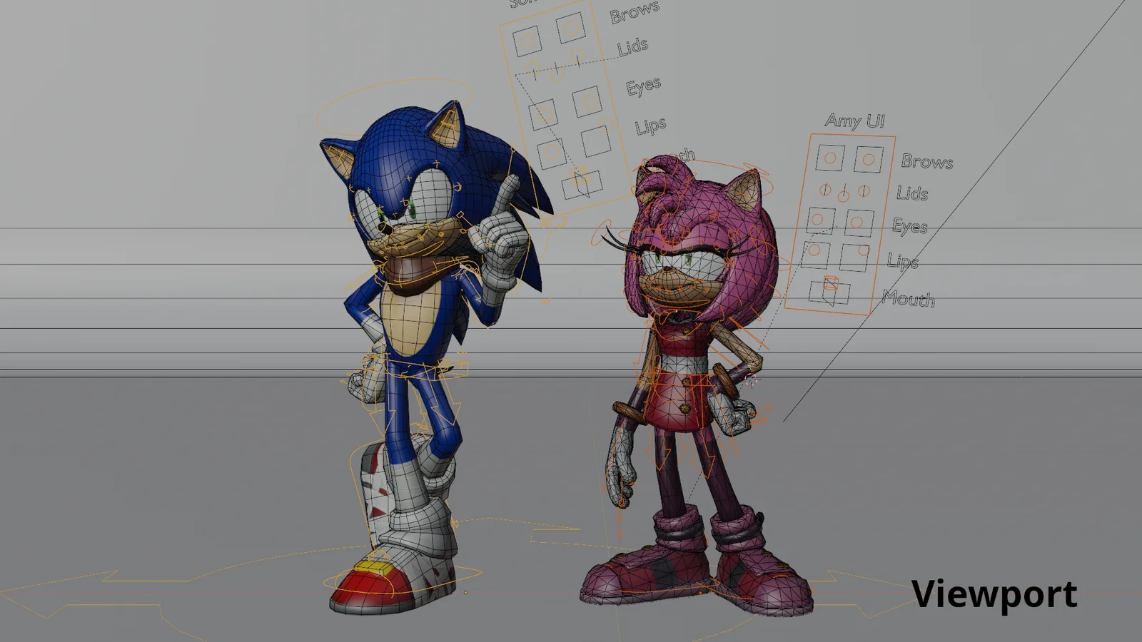 Sonic and Amy Rigs screenshot 3