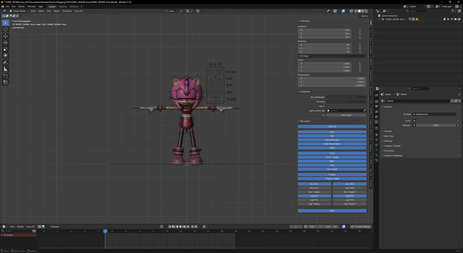 Sonic and Amy Rigs screenshot 6