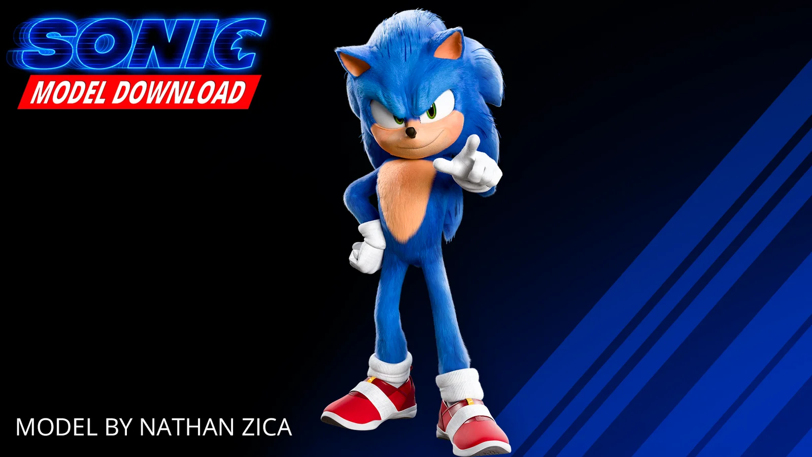 Sonic Movie 3 Model screenshot 3