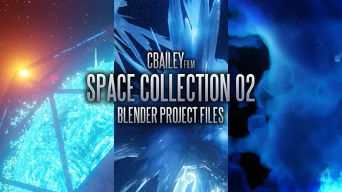 Space Collection 02 - Blender scenes