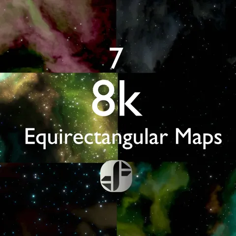 Space Equirectangular Backgrounds - Blender lighting & hdris