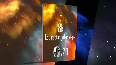 Space Equirectangular Backgrounds 2 - Blender lighting & hdris