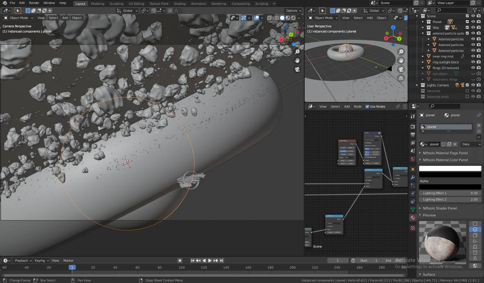 Space Field Scene Resources screenshot 5