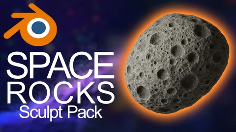 Space Rock Meteor Brushes - Blender sculpting brushes