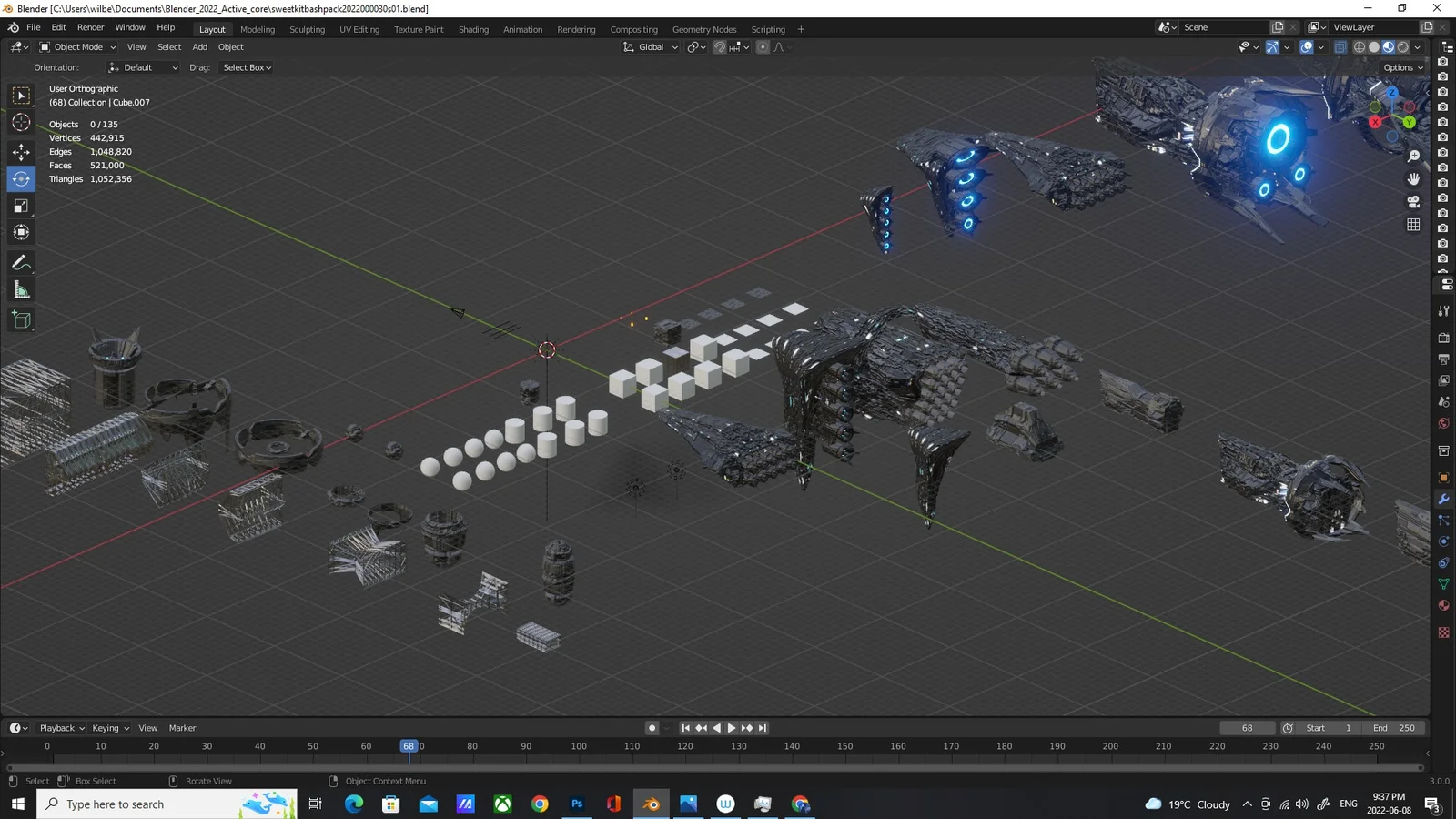 Spaceship Modular Kit screenshot 3