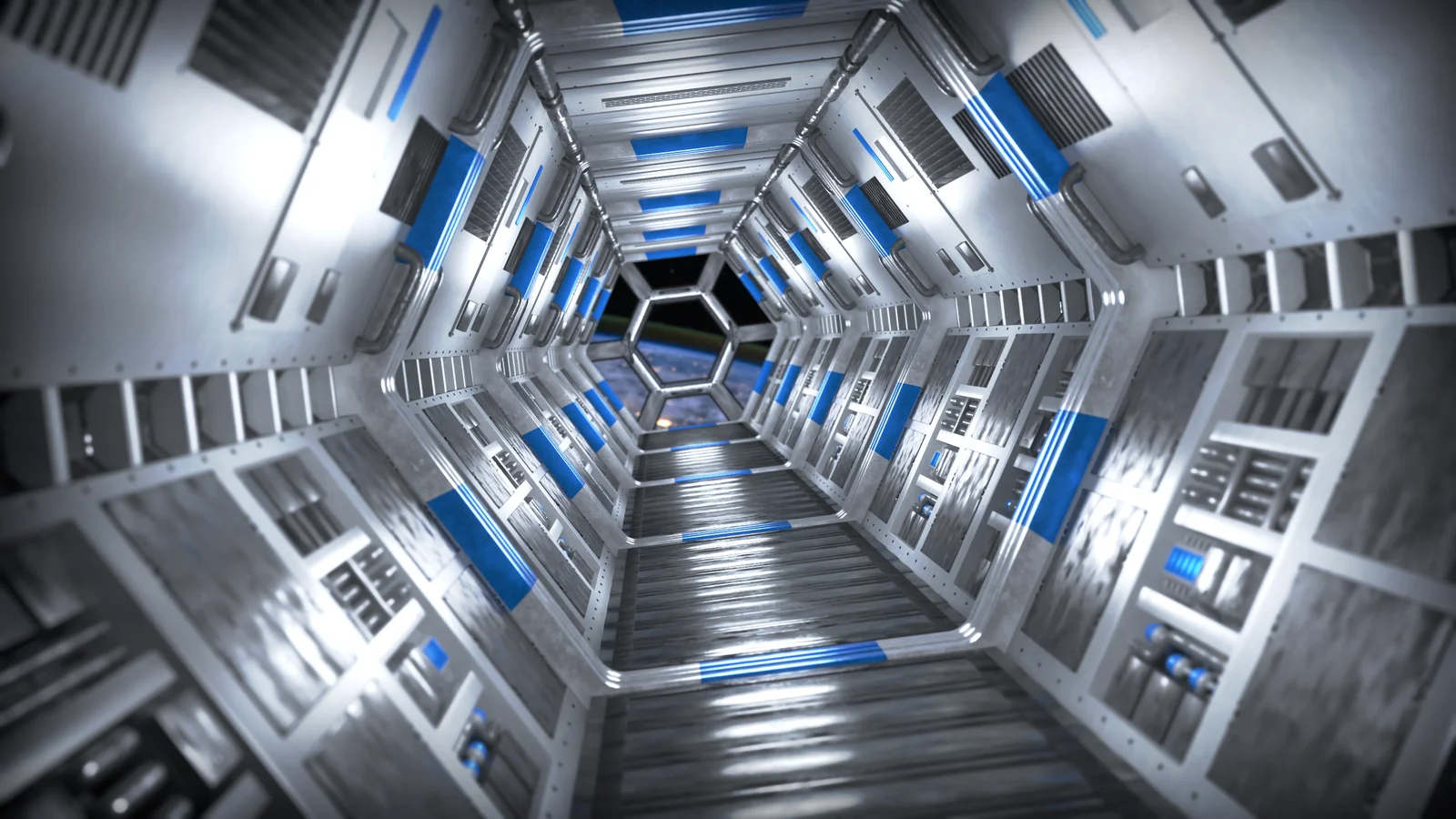 Space Station Corridor screenshot 2