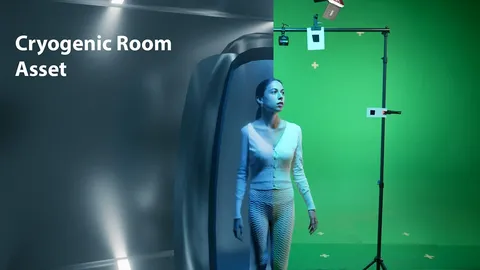 Spaceship Cryogenic Room - Blender scenes