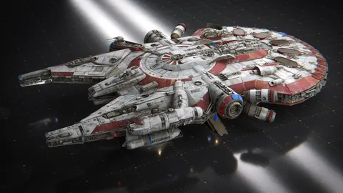 Spaceship ZT-800 Mk.II - Blender 3d models