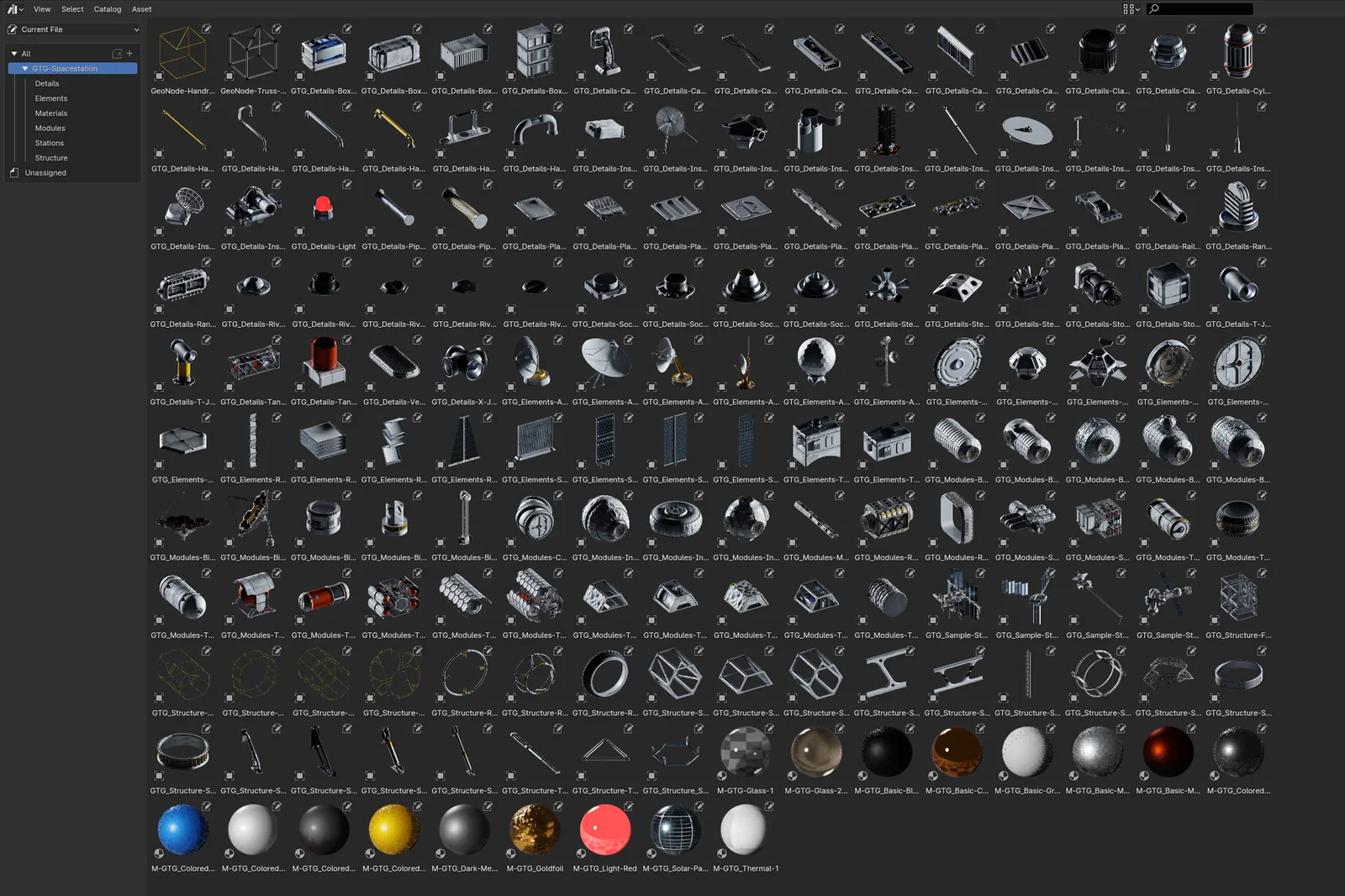 Spacestation Kitbash screenshot 3