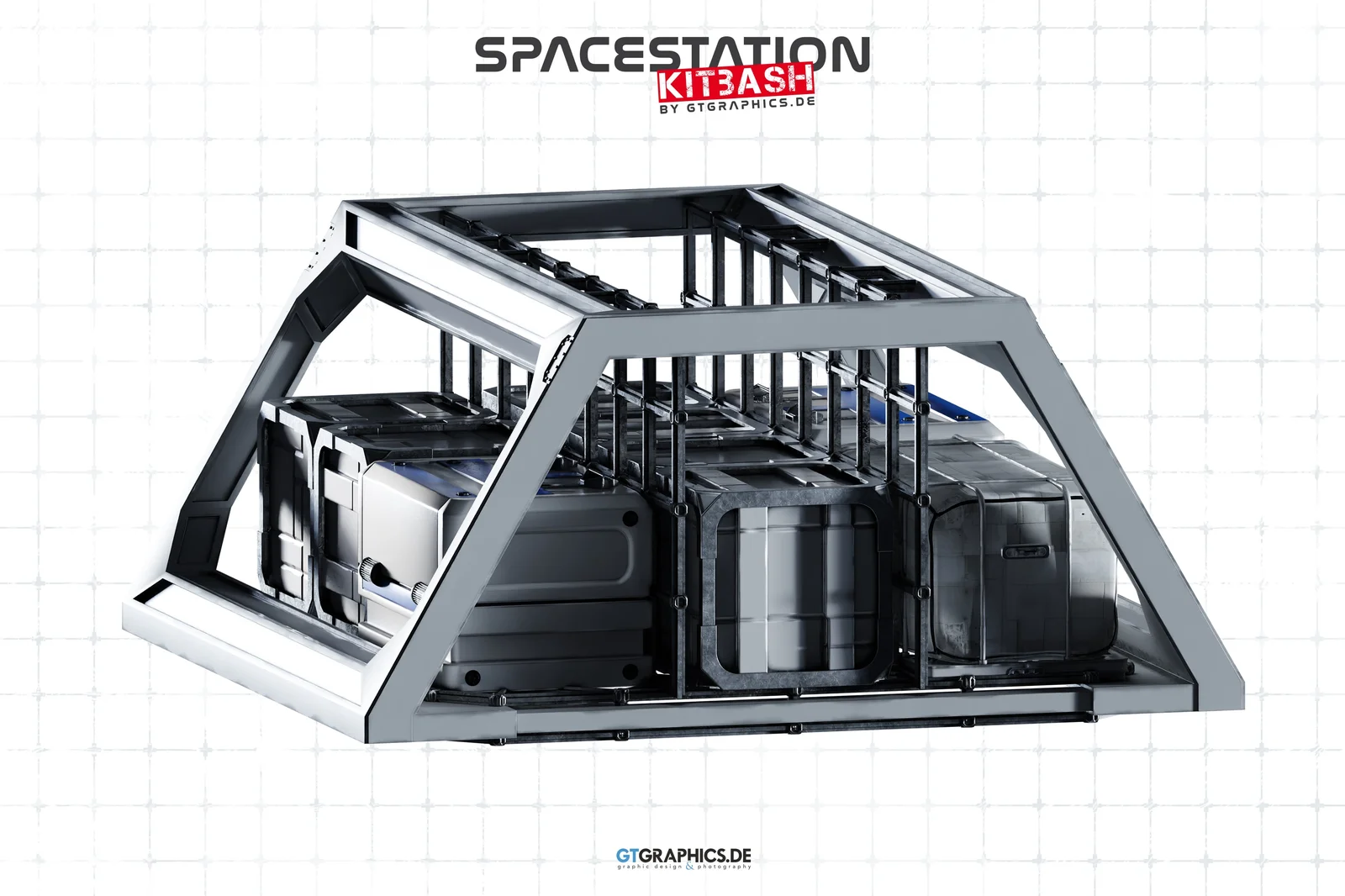 Spacestation Kitbash screenshot 5