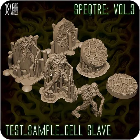 SPEQTRE: Vol.3 Cell Slave - Blender 3d models