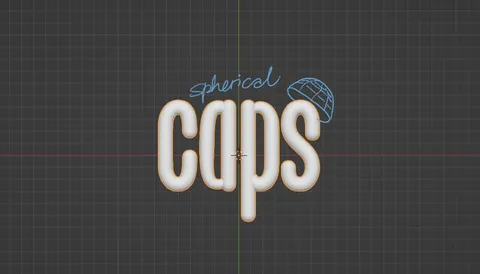 Spherical Caps - Blender geometry nodes