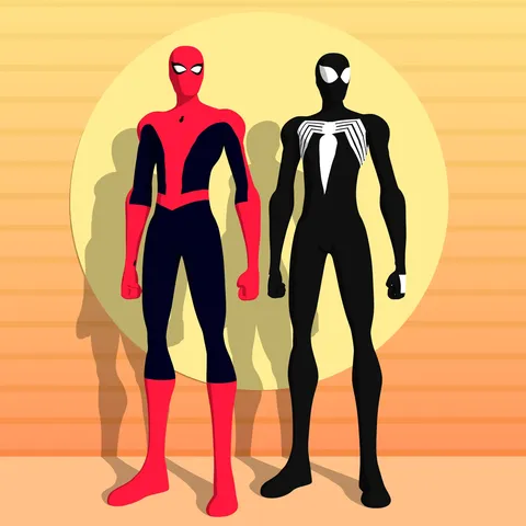 Spider-Guy Model - Blender 3d models