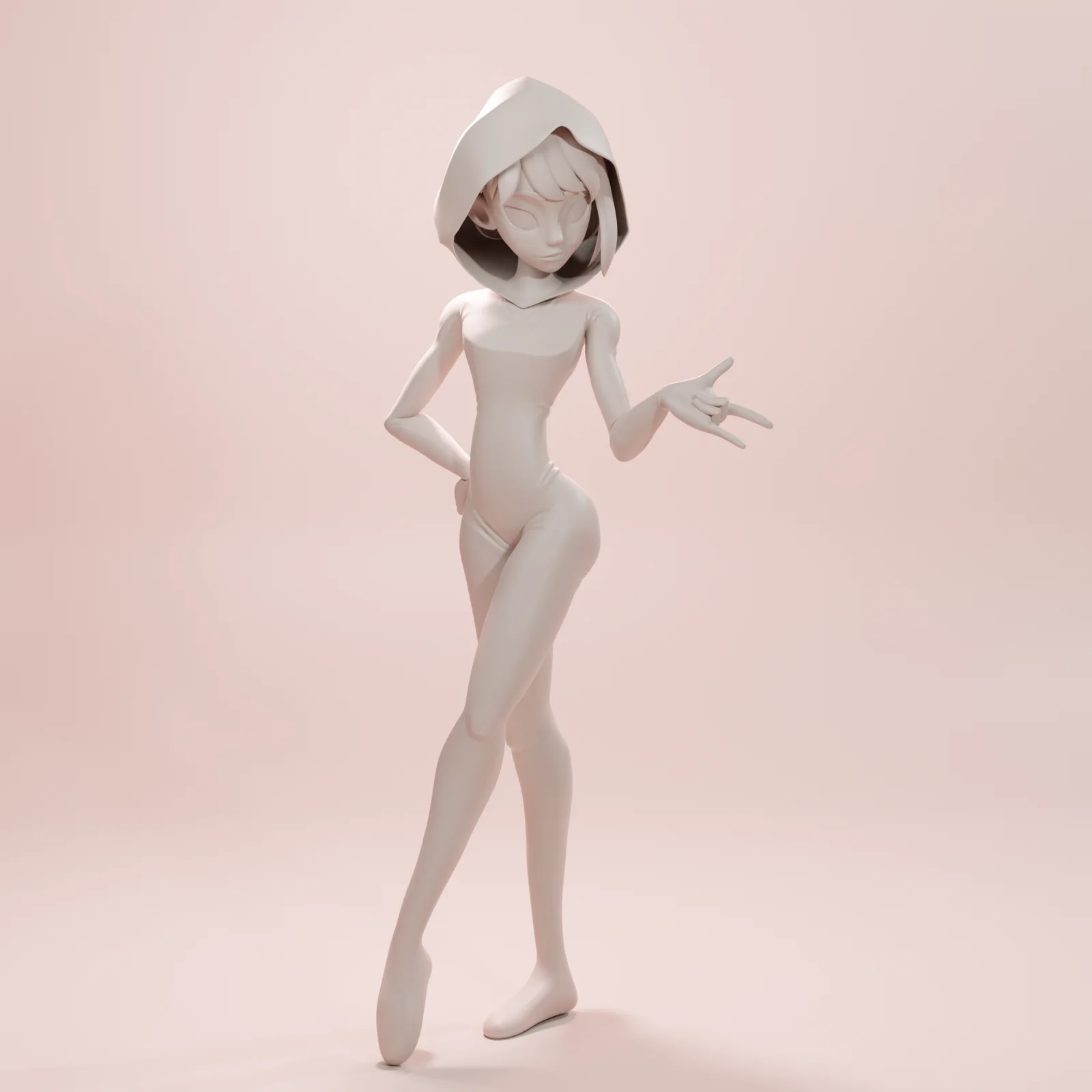 Spider Gwen STL screenshot 4
