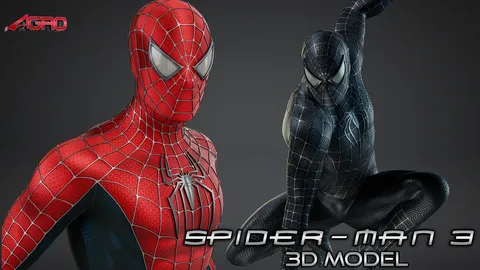 Spider-Man 3 Model Bundle - Blender 3d models