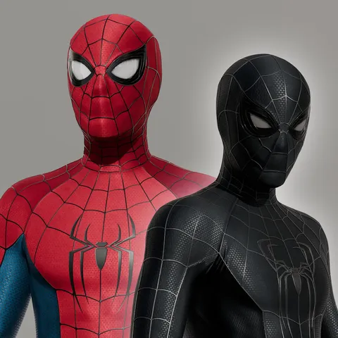 Spider-Man Brand New Day Mix - Blender 3d models