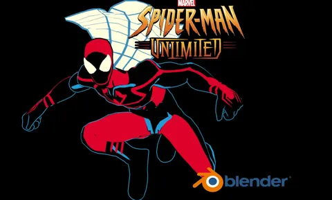 Spider-Man Unlimited - Blender 3d models