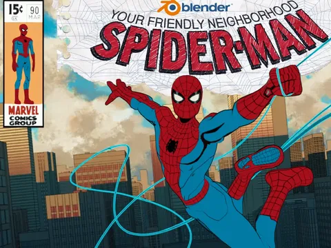 Friendly Neighborhood Spider-Man - Blender 3d models