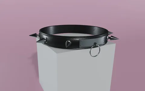 Spiked Choker - Blender 3d models